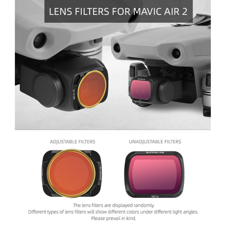 Sunnylife AIR2-FI9280 For DJI Mavic Air 2 MCUV Coating Film Lens Filter - Mavic Lens Filter by Sunnylife | Online Shopping South Africa | PMC Jewellery