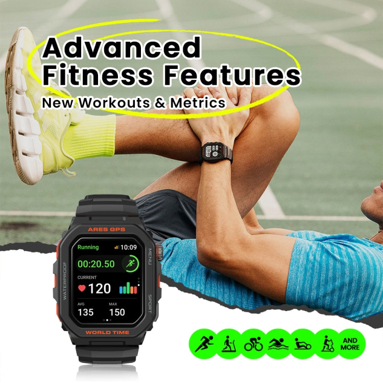Zeblaze Ares GPS Rugged GPS Smart Watch, Support Heart Rate / Pulse Ox Blood Oxygen(Moon White) - free shipping - PMC TechLife - Order now!
