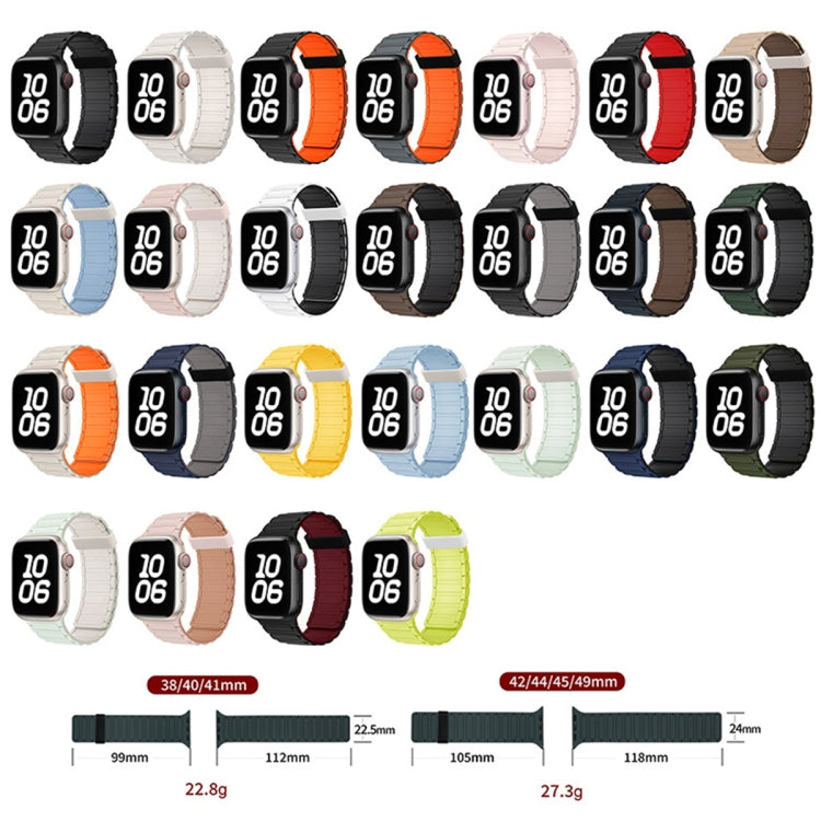 For Apple Watch SE 40mm Tri-beads Magnetic Hoop Silicone Watch Band(Light Mint) - free shipping - PMc TechLife - Order now!