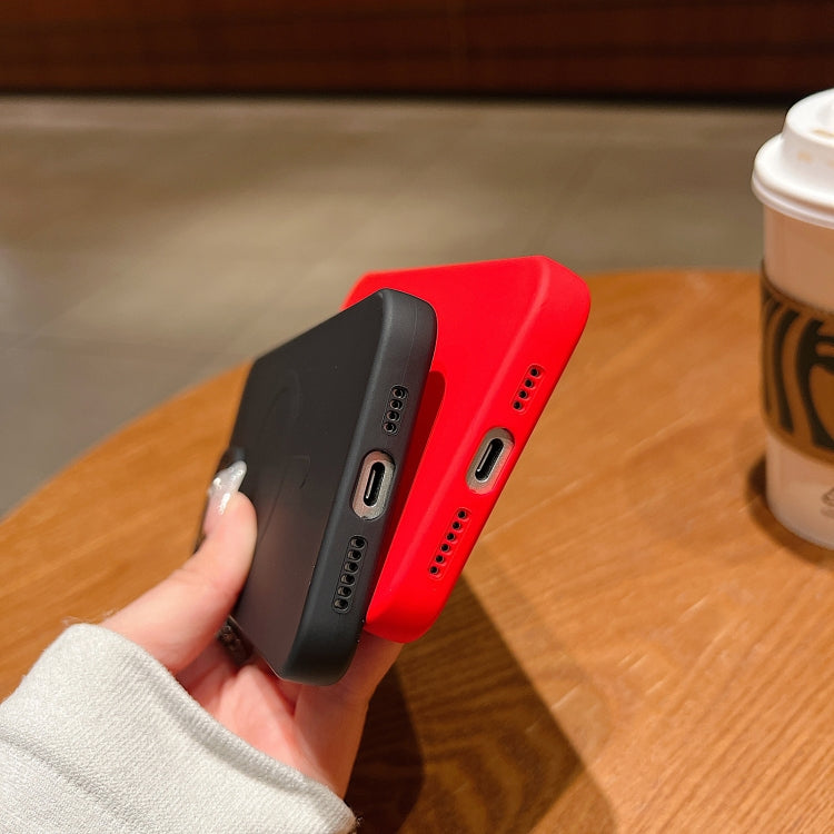 For iPhone 16e Solid Color Liquid Silicone MagSafe Magnetic Phone Case(Royal Blue) - iPhone 16e Cases by PMC TechLife | Online Shopping South Africa | PMC TechLife | Buy Now Pay Later Mobicred