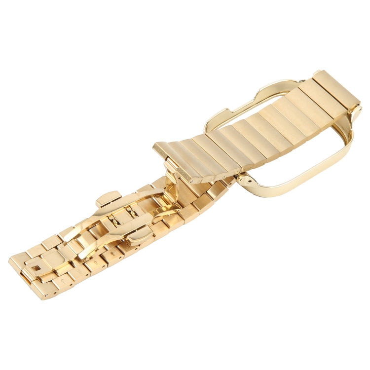 For Redmi Watch 3 Lite Frame Integrated One-bead Stainless Steel Watch Band(Gold) - free shipping - PMc TechLife - Order now!