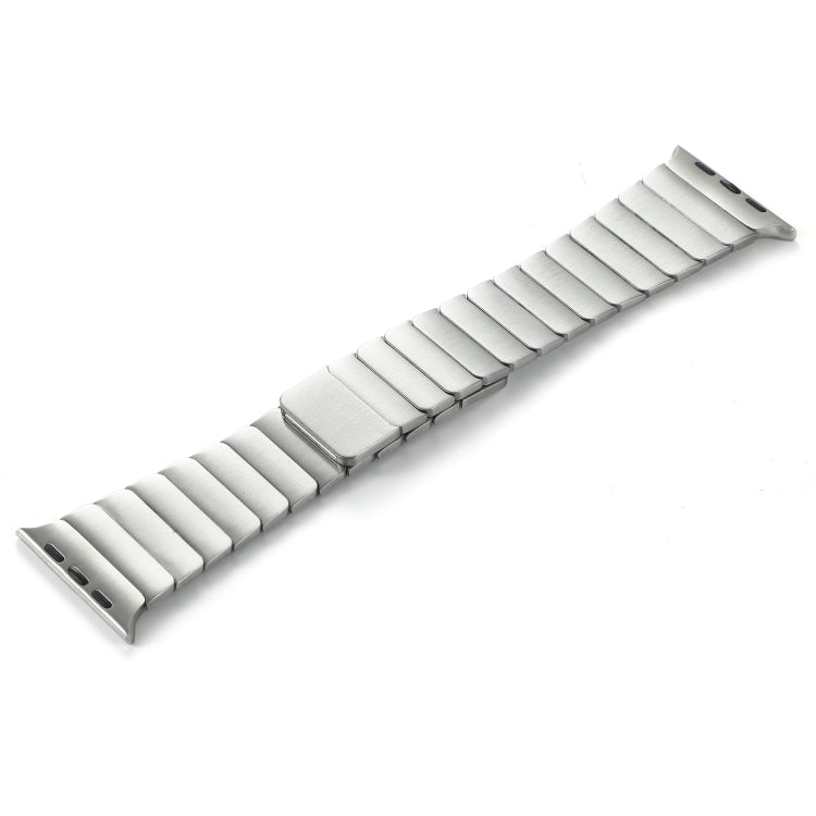 For Apple Watch SE 44mm Single Bead Magnetic Stainless Steel Watch Band(Silver) - free shipping - PMc TechLife - Order now!