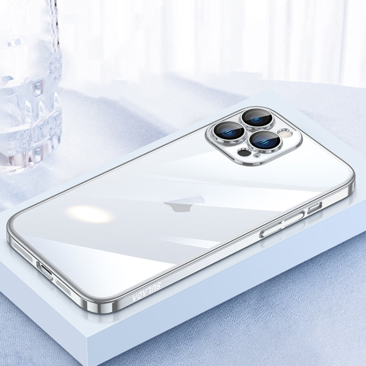 For iPhone 16 Pro Max SULADA JINGJIA Series Lens Protector Hard PC Phone Case(Silver) - free shipping - PMC Jewellery - Order now!