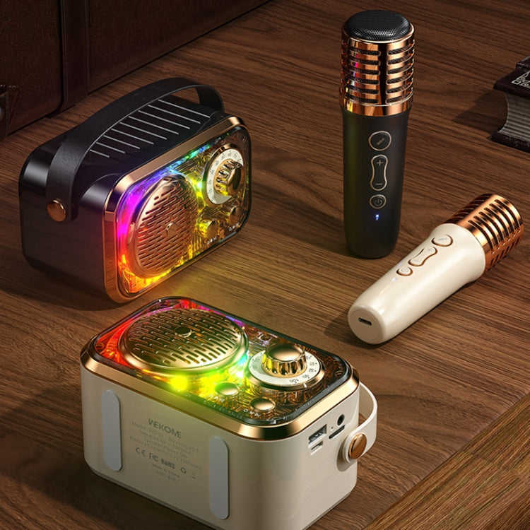 WK WD-03 Honey Portable Mini Bluetooth Speaker with RGB Light(Beige) - Mini Speaker by WK | Online Shopping South Africa | PMC Jewellery | Buy Now Pay Later Mobicred