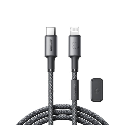 JOYROOM S-A50 3A 480Mbps Fast Charging Data Cable, Type-C to 8 Pin Cable, Length: 1.2m(Dark Gray) - Multifunction Cable by JOYROOM | Online Shopping South Africa | PMC Jewellery | Buy Now Pay Later Mobicred