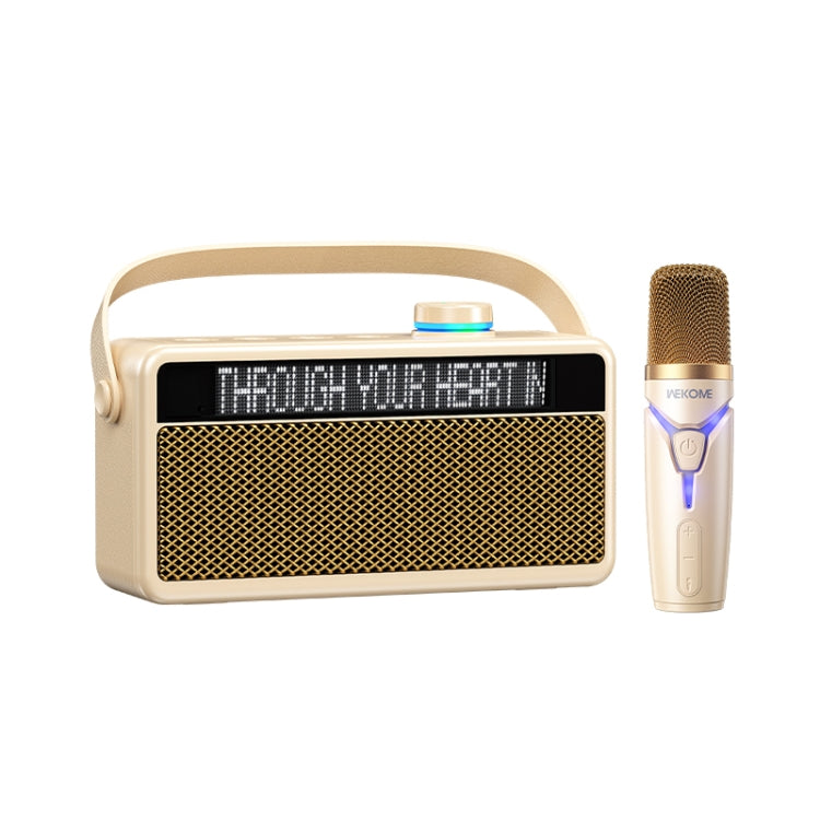 WK Beluga D17 Lyrics Bluetooth Speaker(Beige) - free shipping - PMC Jewellery - Order now!
