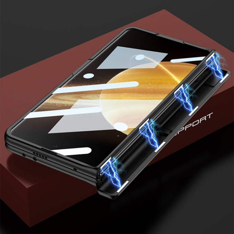 For Honor Magic V3 GKK Integrated Magnetic Folding Hinge All-inclusive Phone Case(Sand Gold) - free shipping - PMC Jewellery - Order now!