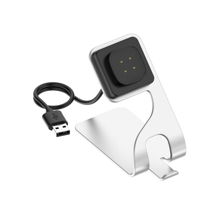 For Google Pixel Watch 3 41 / 45mm Rotatable Smart Watch Fast Charger Metal Dock Charger Holder(Silver) - free shipping - PMC TechLife - Order now!