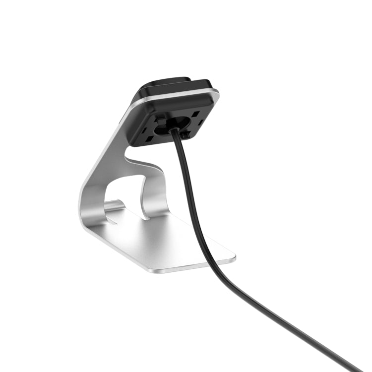 For Google Pixel Watch 3 41 / 45mm Rotatable Smart Watch Fast Charger Metal Dock Charger Holder(Silver) - free shipping - PMC TechLife - Order now!