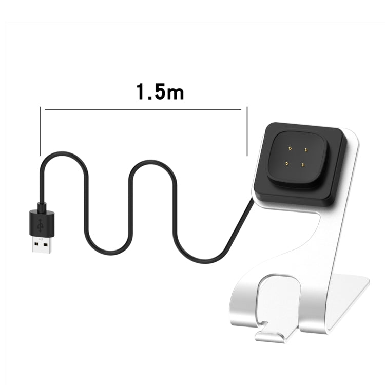For Google Pixel Watch 3 41 / 45mm Rotatable Smart Watch Fast Charger Metal Dock Charger Holder(Silver) - free shipping - PMC TechLife - Order now!