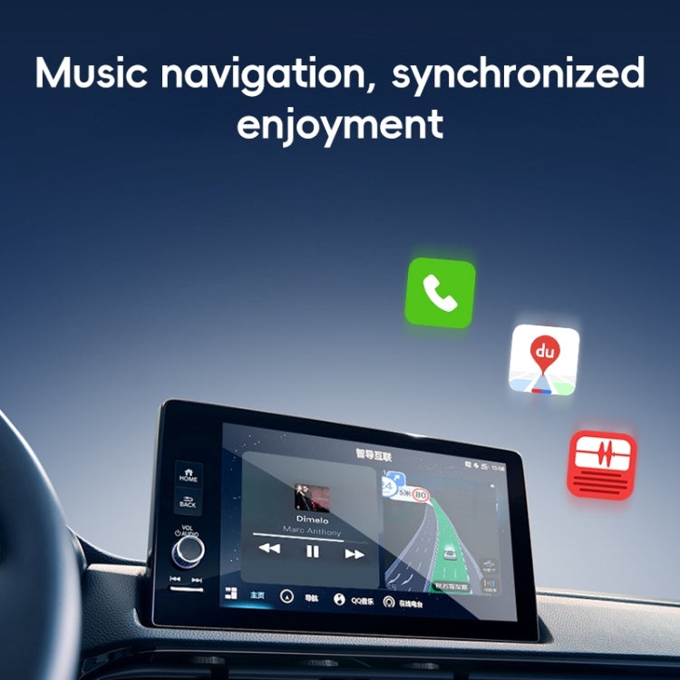 USB, USB-C / Type-C Wired to Wireless Car CarPlay Box Adapter for iPhone(Black) - free shipping - PMC Jewellery - Order now!