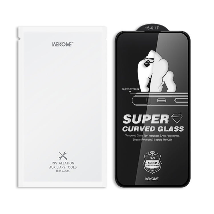 For iPhone 16 Pro Max WK WTP-091 King Kong 6D Curved HD Tempered Glass Film - iPhone 16 Pro Max Tempered Glass by WK | Online Shopping South Africa | PMC Jewellery | Buy Now Pay Later Mobicred