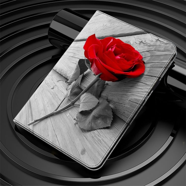 For Honor Pad 8 Crystal Texture Painted Leather Tablet Case(Rose) - free shipping - PMC TechLife - Order now!