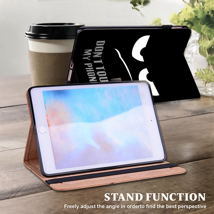 For Honor Pad X9 Crystal Texture Painted Leather Tablet Case(Dont Touch My Phone) - Honor by PMC TechLife | Online Shopping South Africa | PMC TechLife | Buy Now Pay Later Mobicred