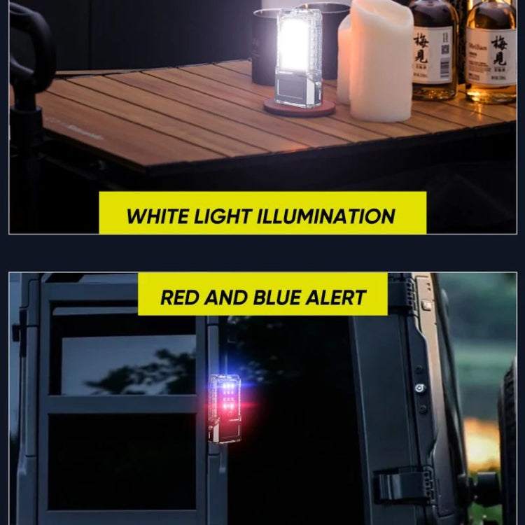 KXK-1086 Multifunctional Mini Work Light Rotation Headlight(Transparent) - Headlamp by PMc TechLife | Online Shopping South Africa | PMc TechLife | Buy Now Pay Later Mobicred