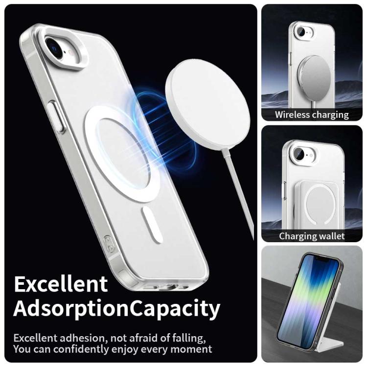 For iPhone 16e Candy Magsafe PC Hybrid TPU Phone Case(White) - free shipping - PMC TechLife - Order now!