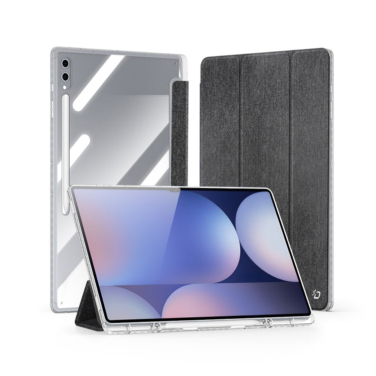 For Samsung Galaxy Tab S10 Ultra / S9 Ultra DUX DUCIS Unid Series PU+TPU Smart Tablet Case(Black) - Tab S10 Ultra Cases by DUX DUCIS | Online Shopping South Africa | PMC Jewellery | Buy Now Pay Later Mobicred