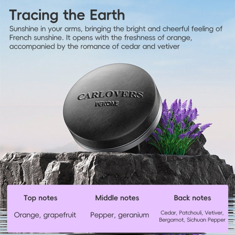 WEKOME WT-CA07 K-Captain Genuine Leather Solid Car Aroma Diffuser(Red) - Air Freshener by WK | Online Shopping South Africa | PMC Jewellery | Buy Now Pay Later Mobicred