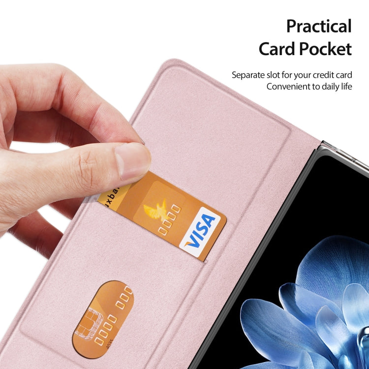For Xiaomi Mix Fold 4 DUX DUCIS Bril Series PU + TPU Phone Case(Pink) - Mix Fold 4 Cases by DUX DUCIS | Online Shopping South Africa | PMC Jewellery | Buy Now Pay Later Mobicred