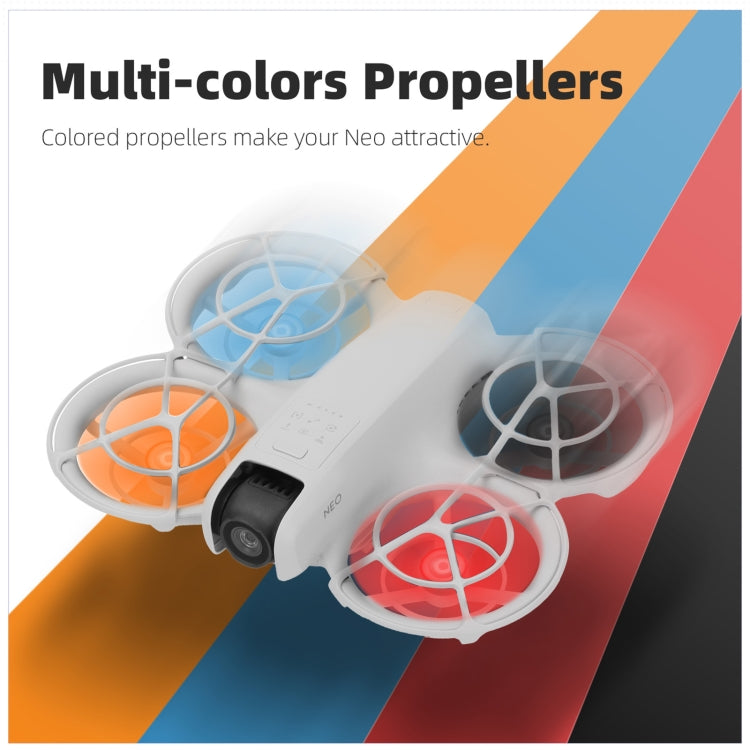 For DJI Neo Sunnylife 2016S Drone Color 3-Blade Propeller, Quantity:2 pairs(Blue) - free shipping - PMC TechLife - Order now!