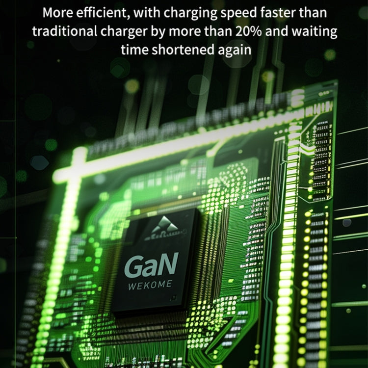 WK WP-U157 67W USB-C / Type-Cx2, USB GaN Fast Charger, Plug Type:UK Plug(Green) - USB Charger by WK | Online Shopping South Africa | PMC TechLife | Buy Now Pay Later Mobicred