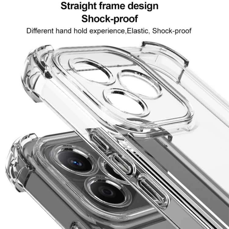 For Tecno Spark Go 2023 IMAK UX-4 Series Four-corner Shockproof Phone Case(Transparent) - Tecno Cases by imak | Online Shopping South Africa | PMC TechLife | Buy Now Pay Later Mobicred