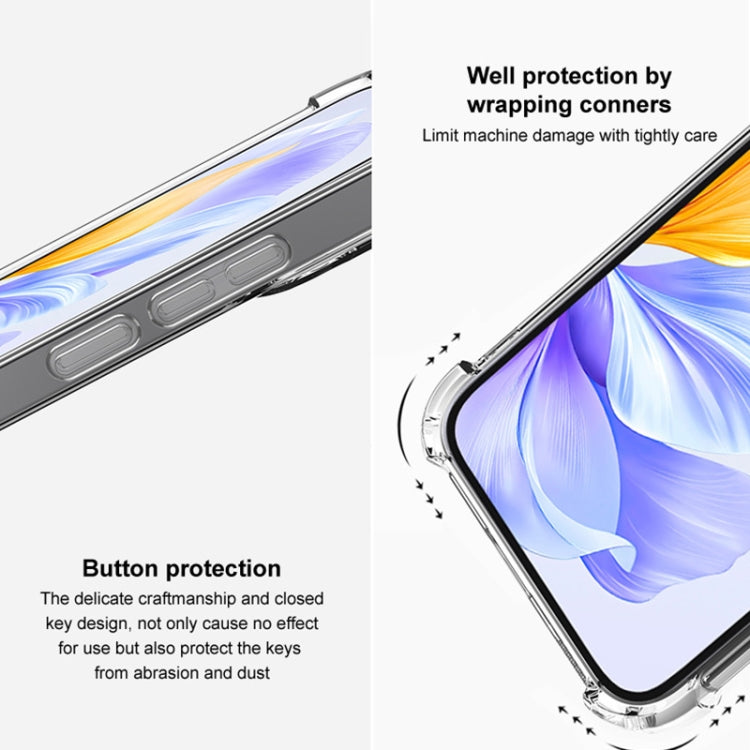 For Tecno Spark Go 2023 IMAK UX-4 Series Four-corner Shockproof Phone Case(Transparent) - Tecno Cases by imak | Online Shopping South Africa | PMC TechLife | Buy Now Pay Later Mobicred