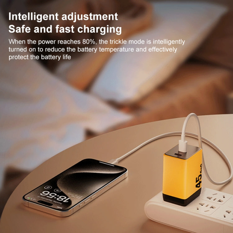 WK WP-U33 45W USB-C / Type-Cx2 GaN Fast Charger, Plug Type:UK Plug(Green) - USB Charger by WK | Online Shopping South Africa | PMC TechLife | Buy Now Pay Later Mobicred