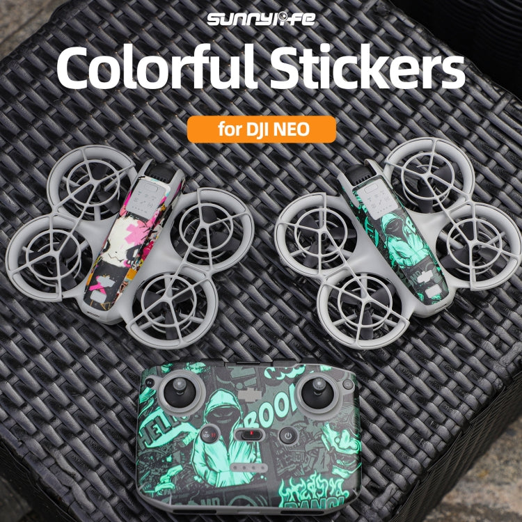 For DJI Neo Drone Body Remote Control Protective Sticker(Dark Camo) - free shipping - PMC TechLife - Order now!
