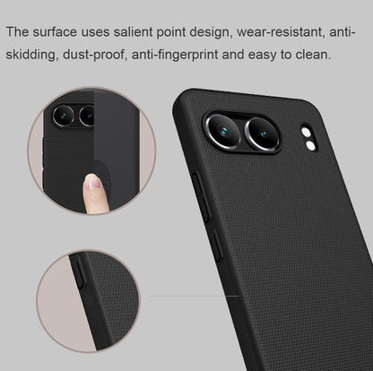 For OnePlus Nord 4 5G NILLKIN Frosted PC Phone Case(Black) - OnePlus Cases by NILLKIN | Online Shopping South Africa | PMC Jewellery | Buy Now Pay Later Mobicred