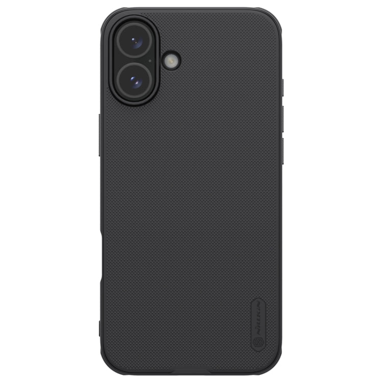 For iPhone 16 Plus NILLKIN Frosted Shield Pro PC + TPU Phone Case(Black) - iPhone 16 Plus Cases by NILLKIN | Online Shopping South Africa | PMC Jewellery | Buy Now Pay Later Mobicred