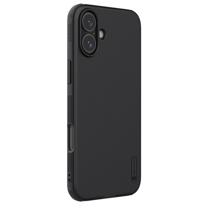 For iPhone 16 Plus NILLKIN Frosted Shield Pro PC + TPU Phone Case(Black) - iPhone 16 Plus Cases by NILLKIN | Online Shopping South Africa | PMC Jewellery | Buy Now Pay Later Mobicred