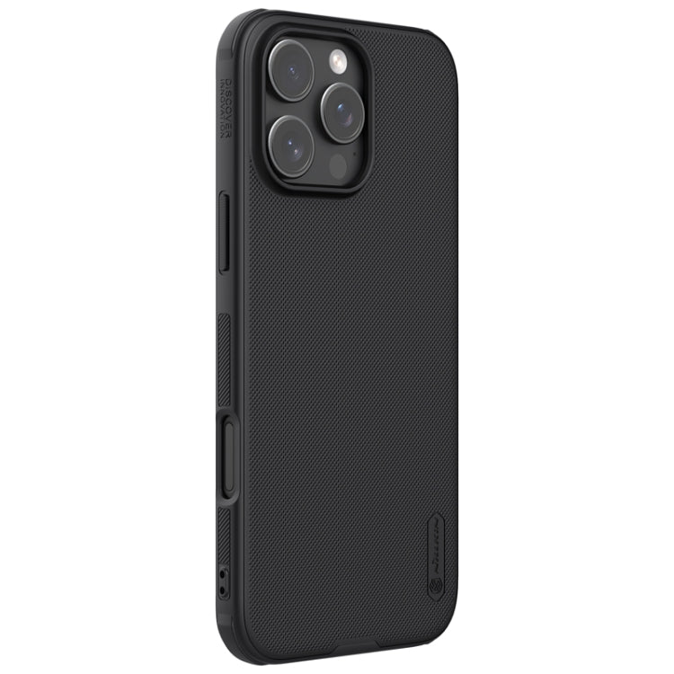 For iPhone 16 Pro Max NILLKIN Frosted Shield Pro Magnetic Magsafe Phone Case(Black) - iPhone 16 Pro Max Cases by NILLKIN | Online Shopping South Africa | PMC Jewellery | Buy Now Pay Later Mobicred