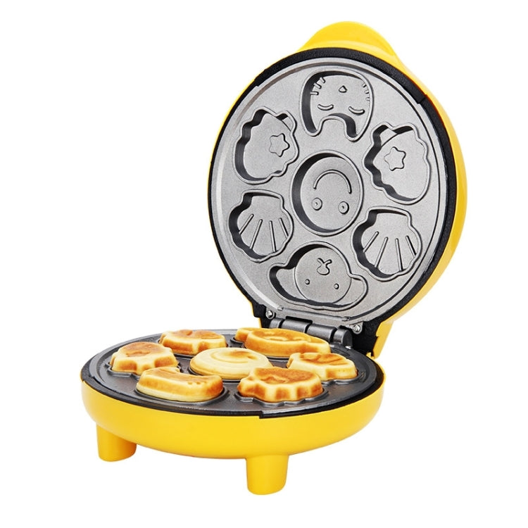 Household Cake Machine Double-sided Heating Baking Machine, Plug Type:EU Plug(Yellow) - free shipping - PMC TechLife - Order now!