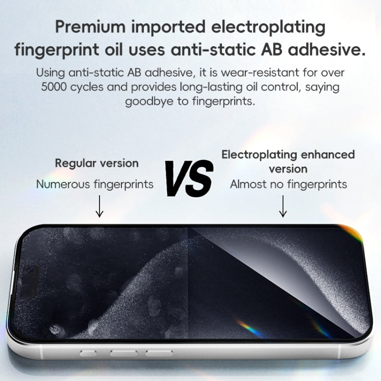 For iPhone 16 ZGA 0.33mm 2.5D Anti-static HD Tempered Glass Film - free shipping - PMC Jewellery - Order now!