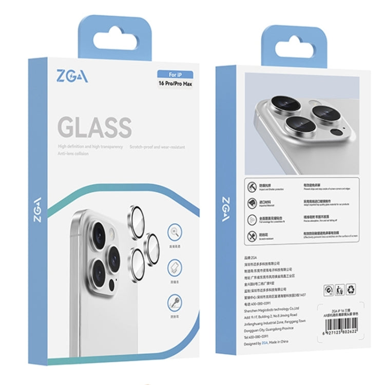 For iPhone 16 / 16 Plus ZGA AR Eagle Eye Phone Lens Film(Pink) - iPhone 16 Plus Tempered Glass by ZGA | Online Shopping South Africa | PMC Jewellery | Buy Now Pay Later Mobicred