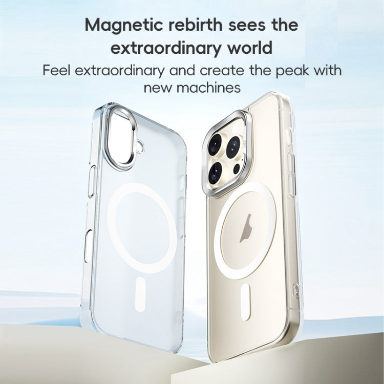 For iPhone 16 ZGA Magsafe Clear PC Tempered Glass Phone Case(Transparent) - iPhone 16 Cases by ZGA | Online Shopping South Africa | PMC Jewellery | Buy Now Pay Later Mobicred