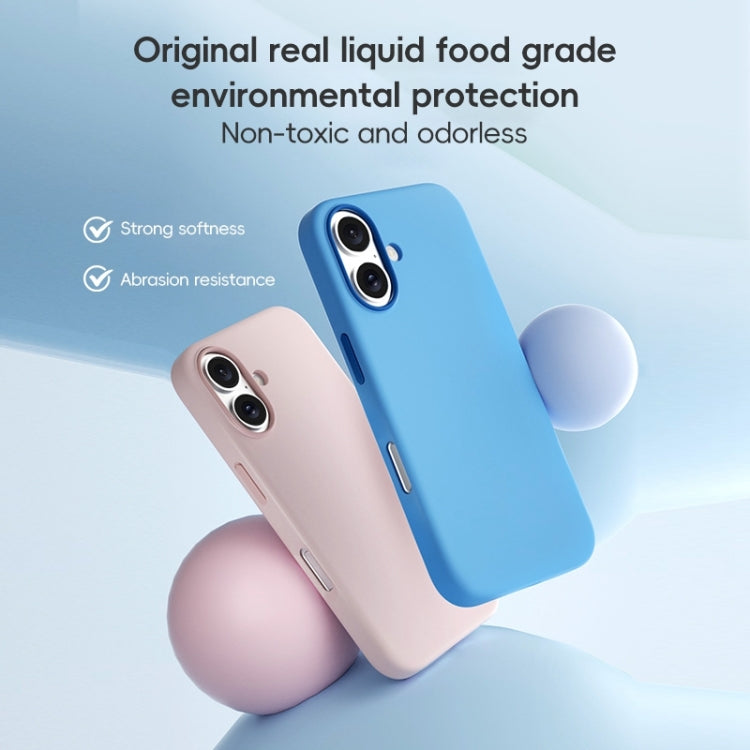 For iPhone 16 Plus ZGA Colorful Liquid Silicone Magsafe Phone Case(Pink) - iPhone 16 Plus Cases by ZGA | Online Shopping South Africa | PMC Jewellery | Buy Now Pay Later Mobicred
