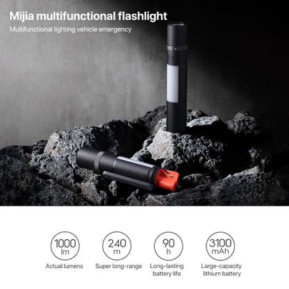 Original Xiaomi Mijia Multifunctional Flashlight 1000LM IPX4 with Side Light(Black) - LED Flashlight by Xiaomi | Online Shopping South Africa | PMC Jewellery | Buy Now Pay Later Mobicred