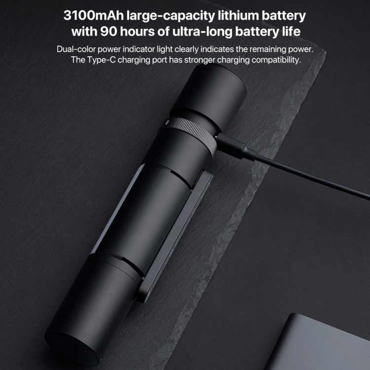 Original Xiaomi Mijia Multifunctional Flashlight 1000LM IPX4 with Side Light(Black) - LED Flashlight by Xiaomi | Online Shopping South Africa | PMC Jewellery | Buy Now Pay Later Mobicred