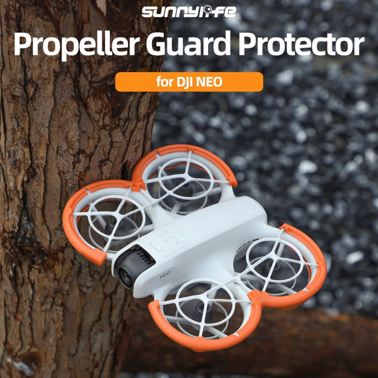 For DJI Neo Sunnylife Propeller Protective Guard Anti-collision Ring Cover(Orange) - free shipping - PMC TechLife - Order now!