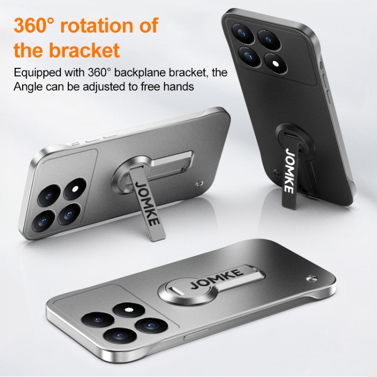 For Redmi K70 Pro Baking Varnish 360 Rotate Holder No Frame PC Phone Case(Green) - Xiaomi Cases by PMC Jewellery | Online Shopping South Africa | PMC Jewellery | Buy Now Pay Later Mobicred