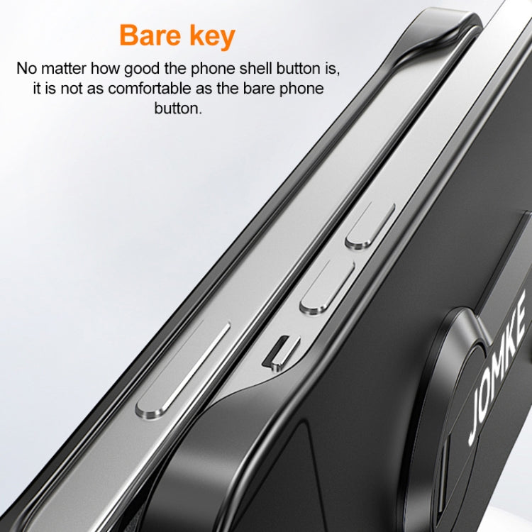 For Redmi K70 Ultra Baking Varnish 360 Rotate Holder No Frame PC Phone Case(Black) - free shipping - PMC Jewellery - Order now!