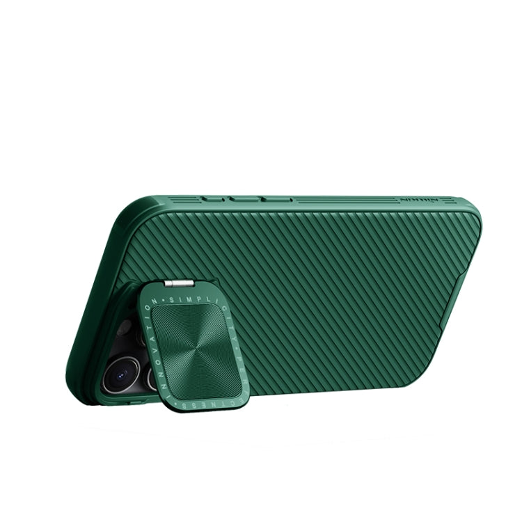 For iPhone 16 Pro Max NILLKIN CamShield Prop MagSafe Magnetic PC Phone Case(Green) - iPhone 16 Pro Max Cases by NILLKIN | Online Shopping South Africa | PMC Jewellery | Buy Now Pay Later Mobicred