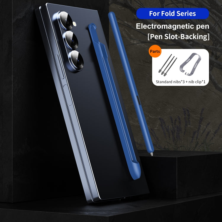 For Samsung Galaxy Z Fold6 / 5 / 4 / 3 Electromagnetic Stylus Pen with Pen Slot(Blue) - Stylus Pen by PMC TechLife | Online Shopping South Africa | PMC TechLife | Buy Now Pay Later Mobicred