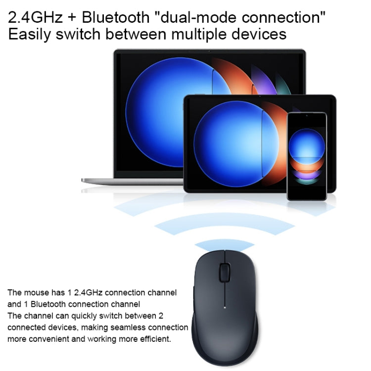 Original Xiaomi XMSMSB01YM 1200DPI Bluetooth Dual Mode Wireless Mouse 2(Beige) - free shipping - PMC Jewellery - Order now!