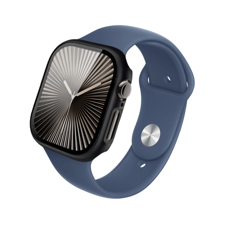 For Apple Watch Series 10 46mm imak Integrated Watch Case with Film(Black) - free shipping - PMc TechLife - Order now!