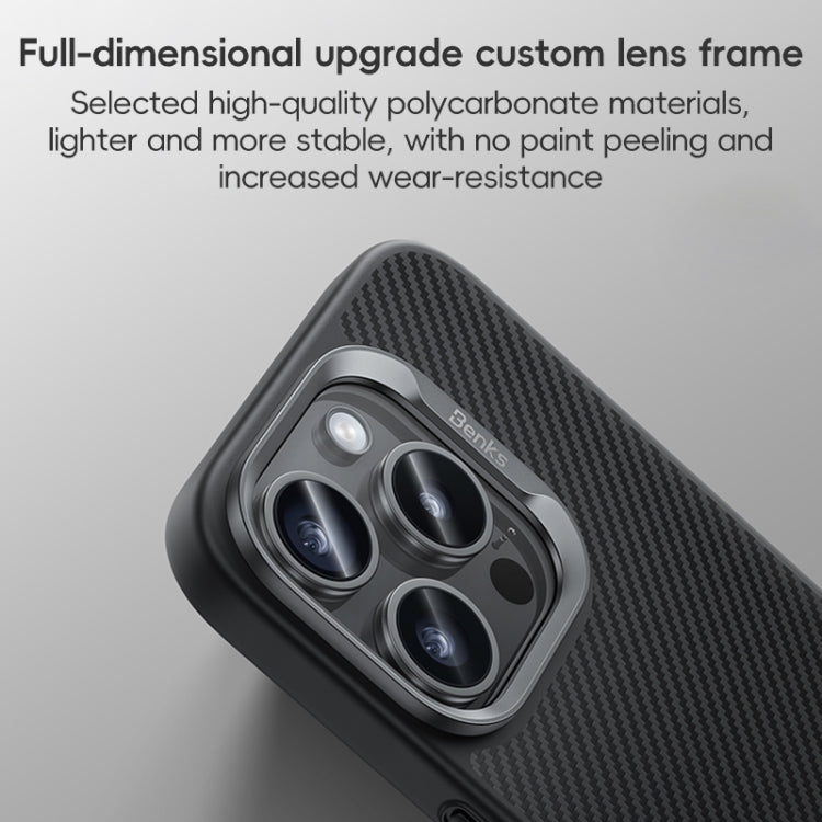 For iPhone 16 Plus Benks MagSafe Kevlar Fiber Ultra-thin Shockproof Phone Case(Black) - free shipping - PMC Jewellery - Order now!