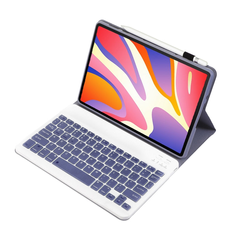 For Huawei MatePad SE 11 2024 AH21 Ultra-thin Detachable Bluetooth Keyboard Leather Tablet Case(Lavender White) - free shipping - PMC Jewellery - Order now!
