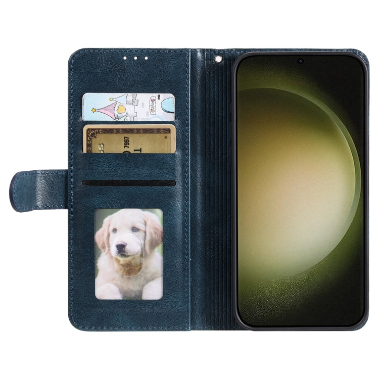 For Samsung Galaxy S25+ 5G Simple 6-Card Wallet Leather Phone Case(Navy Blue) - free shipping - PMC TechLife - Order now!